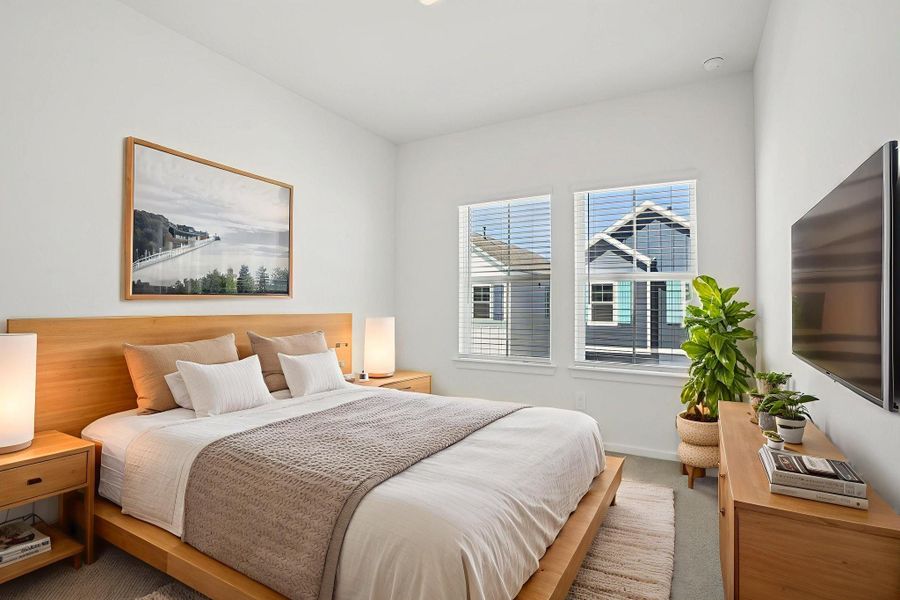 Furnished interior view inside a new home in Kemah Crossing - City Series, Kemah (Image 32).