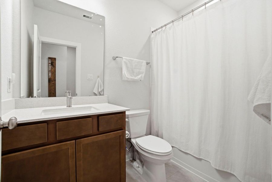 Furnished interior view inside a new home in , Willis (Image 29).