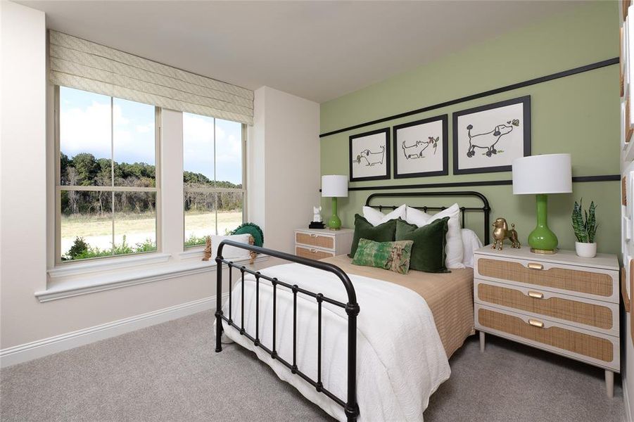 Furnished interior view inside a new home in Spiritas Ranch, Little Elm (Image 6). Furnished interior view inside a new home in Spiritas Ranch, Little Elm (Image 6).