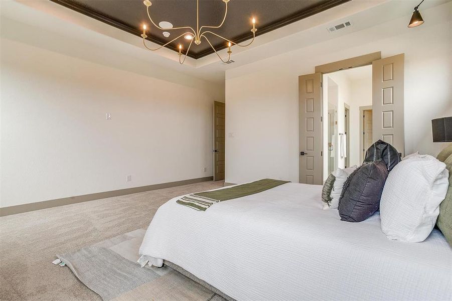 Furnished interior view inside a new home in , Waxahachie (Image 13).