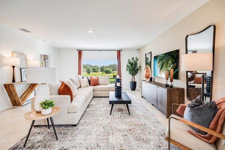Furnished interior view inside a new home in Palm Wind, Hudson (Image 4).