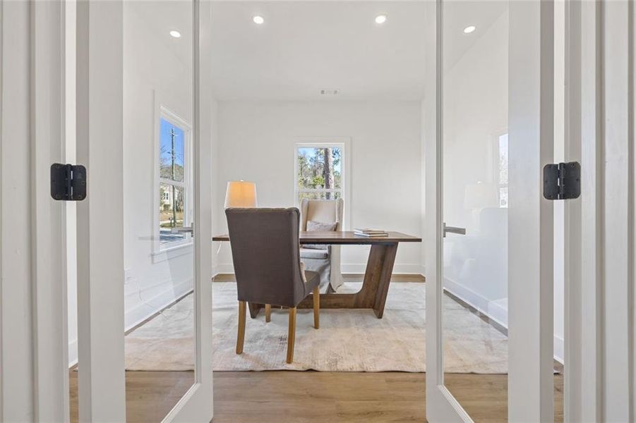 Furnished interior view inside a new home in , Atlanta (Image 19).