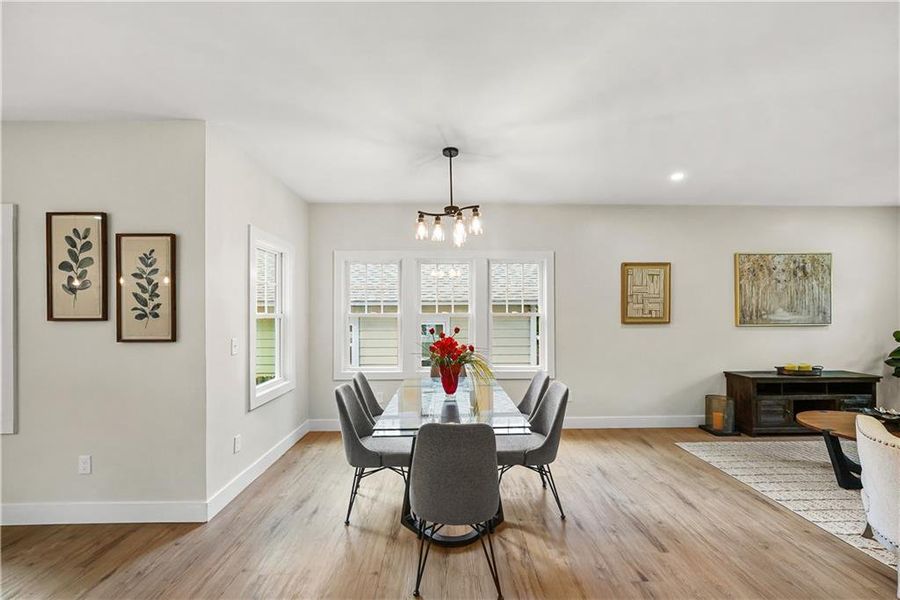 Furnished interior view inside a new home in , Atlanta (Image 13). Furnished interior view inside a new home in , Atlanta (Image 13).