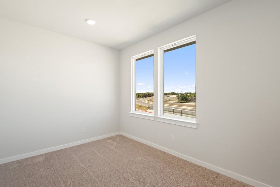 Spacious, unfurnished interior of a new home in Terrace Collection at Heritage, Dripping Springs (Image 37).