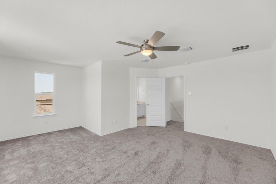 Spacious, unfurnished interior of a new home in Sonterra - Cool Water, Jarrell (Image 16).