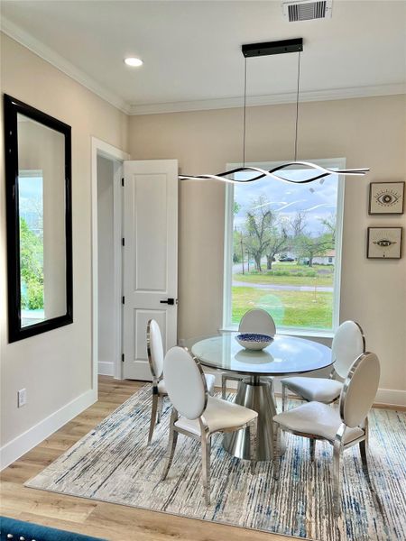 Furnished interior view inside a new home in , Houston (Image 17).