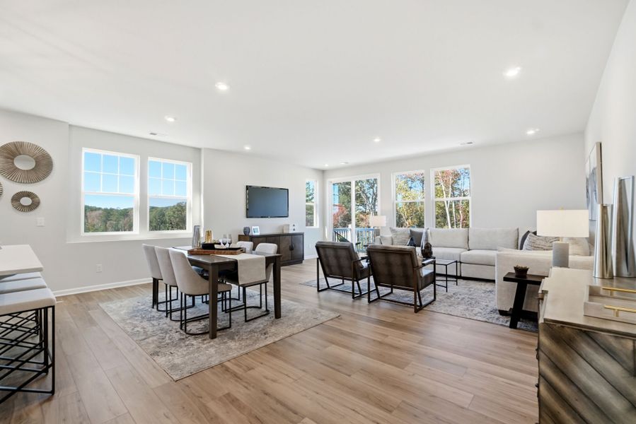 Representative furnished interior of a home built from the Grifton by Mattamy Homes in The Townes at Westfall, Gastonia (Image 13).