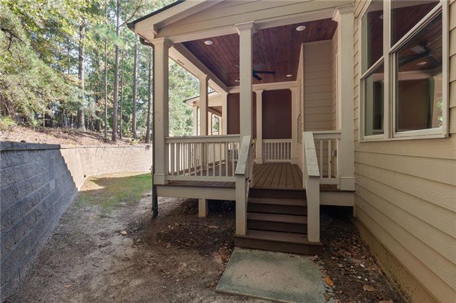 Exterior details and patio area of a home in , Canton (Image 3). Exterior details and patio area of a home in , Canton (Image 3).
