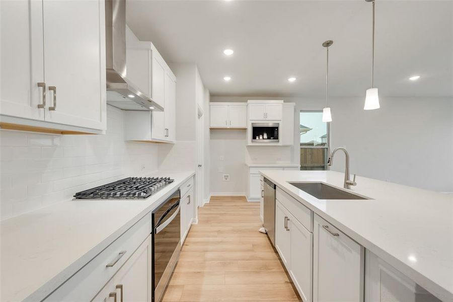 Furnished interior view inside a new home in Spiritas Ranch, Little Elm (Image 7).