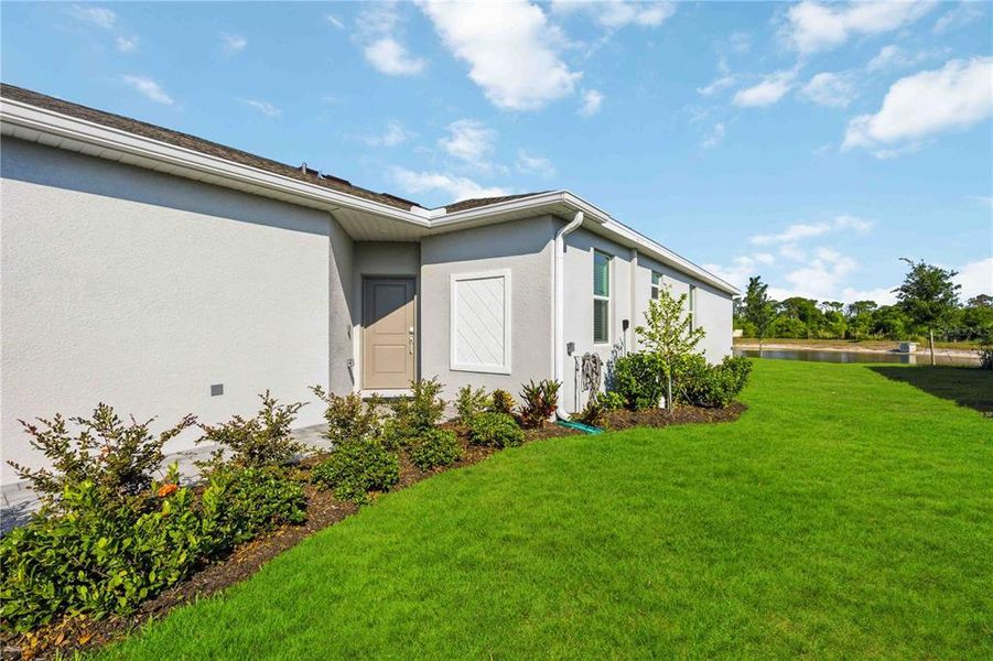 Exterior details and patio area of a home in , Englewood (Image 3).