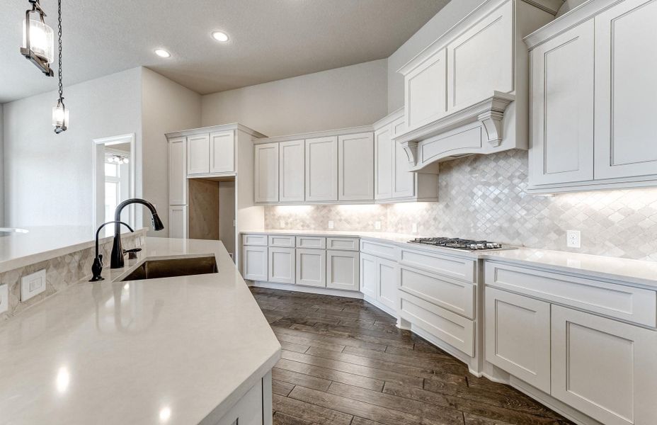 Furnished interior view inside a new home in The Woodlands Hills 65′, Willis (Image 16).
