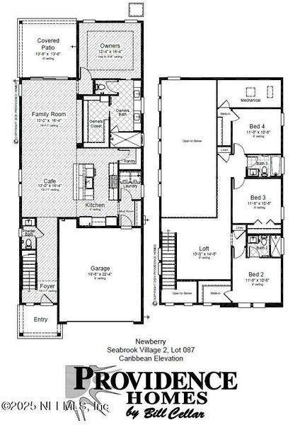 2D floor plan layout of this home in , Ponte Vedra, FL (Image 2).