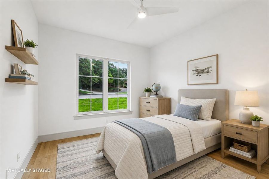 Bedroom - virtually staged