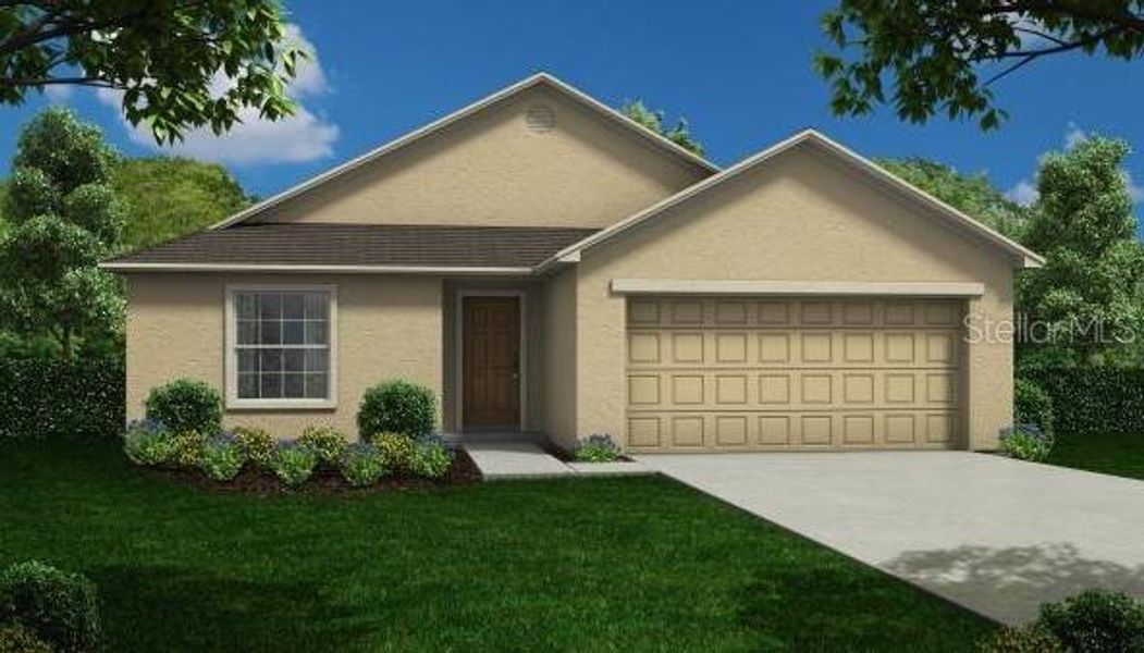 Front exterior of a new home in , New Port Richey, FL, highlighting curb appeal (Image 2).