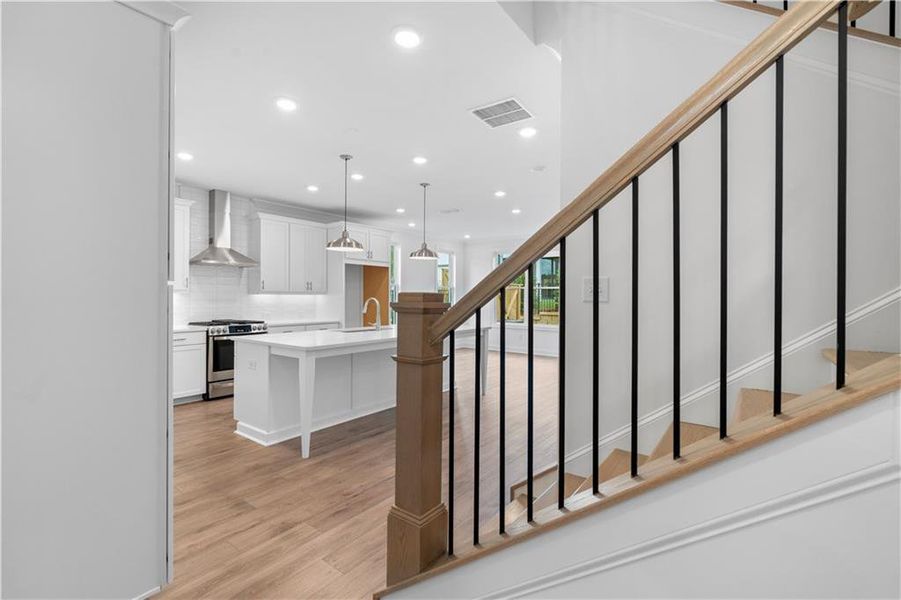 Furnished interior view inside a new home in Millcroft Townhomes, Buford (Image 17).