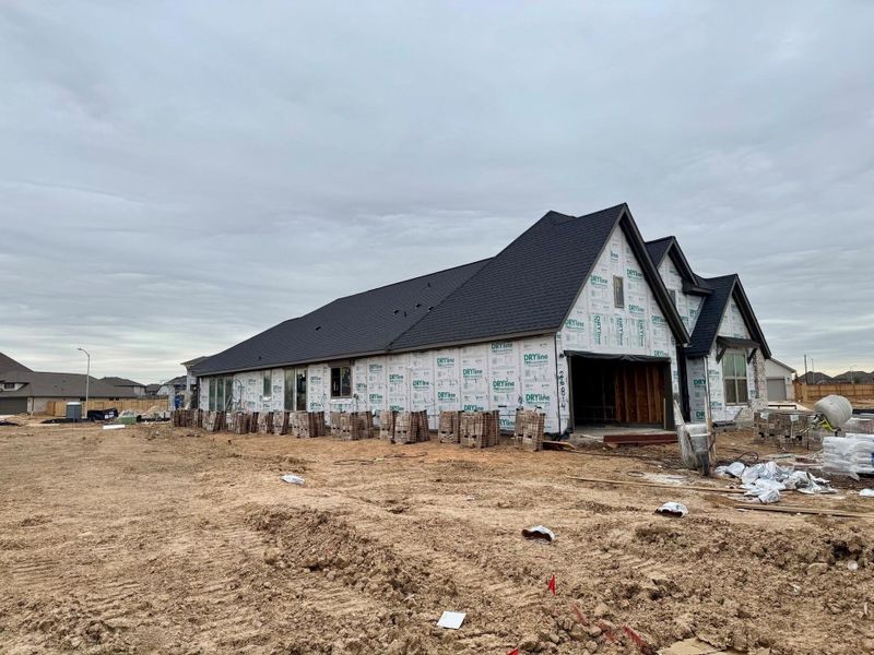 In-progress construction of a new home in , Richmond, TX (Image 4). In-progress construction of a new home in , Richmond, TX (Image 4).