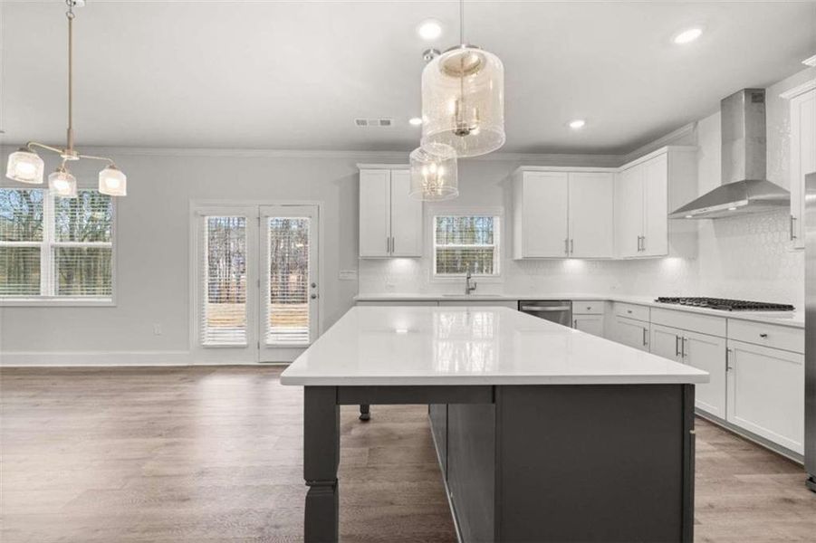 Furnished interior view inside a new home in Holland Estates, Powder Springs (Image 6).