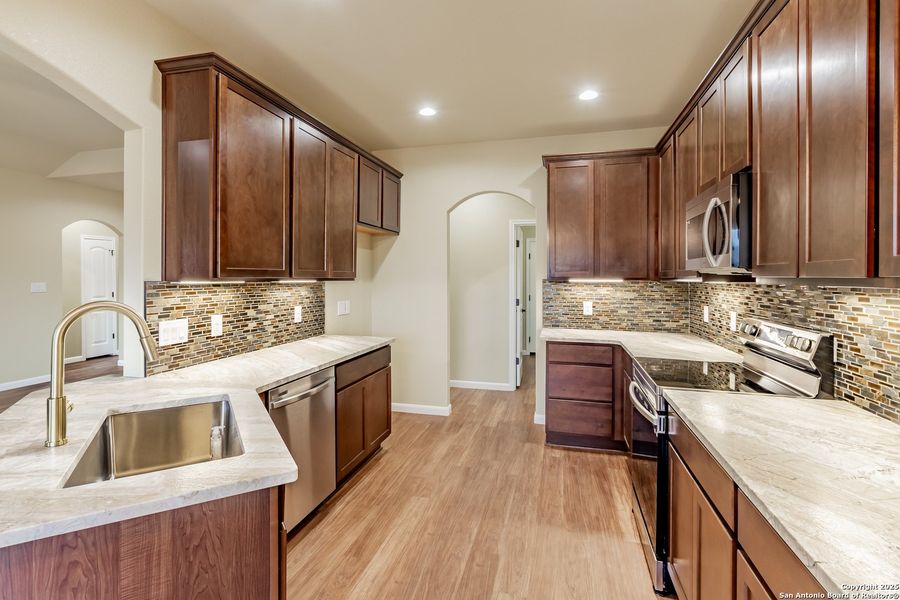 Furnished interior view inside a new home in , Blanco (Image 6). Furnished interior view inside a new home in , Blanco (Image 6).