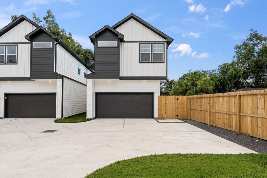 Exterior details and patio area of a home in , Houston (Image 2). Exterior details and patio area of a home in , Houston (Image 2).