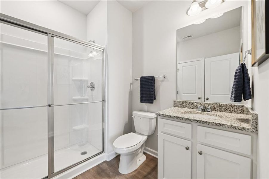 Furnished interior view inside a new home in The Hills at Cedar Creek, Winder (Image 5). Furnished interior view inside a new home in The Hills at Cedar Creek, Winder (Image 5).