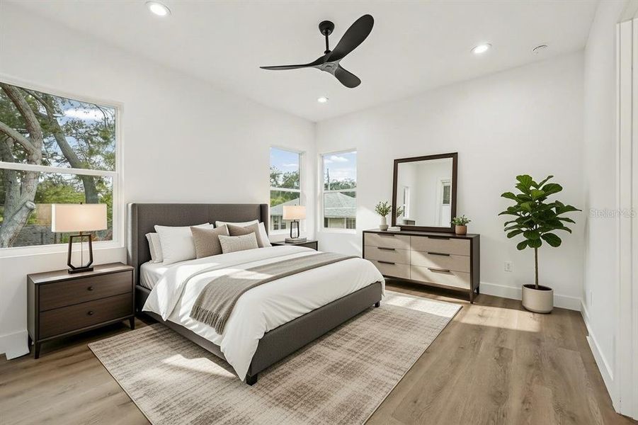 Furnished interior view inside a new home in , St. Petersburg (Image 18).