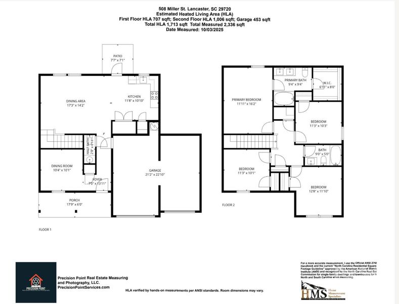 2D floor plan layout of this home in , Lancaster, SC (Image 3).