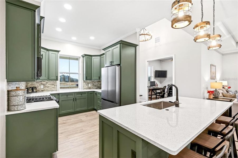 Furnished interior view inside a new home in , Umatilla (Image 17). Furnished interior view inside a new home in , Umatilla (Image 17).