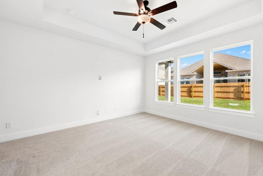 Spacious, unfurnished interior of a new home in Blackhawk, Pflugerville (Image 26).