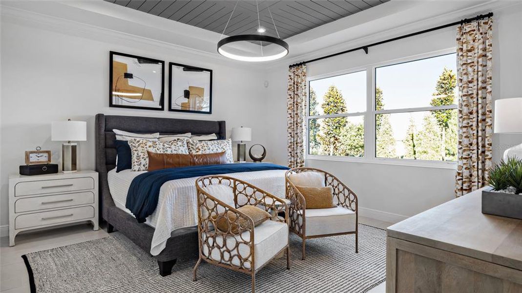 Furnished interior view inside a new home in Cresswind at Lake Harris, Tavares (Image 13).