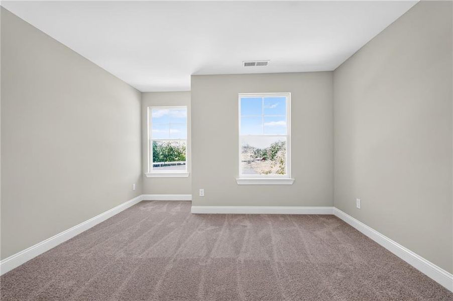 Spacious, unfurnished interior of a new home in Villas at Dawsonville, Dawsonville (Image 40). Spacious, unfurnished interior of a new home in Villas at Dawsonville, Dawsonville (Image 40).