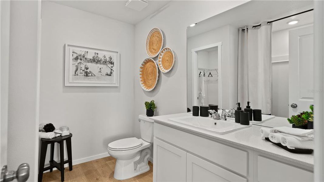 Furnished interior view inside a new home in , Davenport (Image 25).