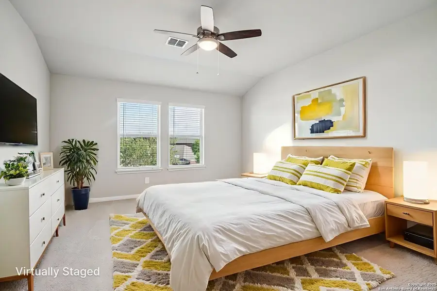Furnished interior view inside a new home in Royal Crest, San Antonio (Image 8).