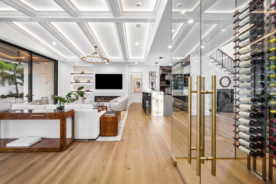 Furnished interior view inside a new home in , Boca Raton (Image 55).