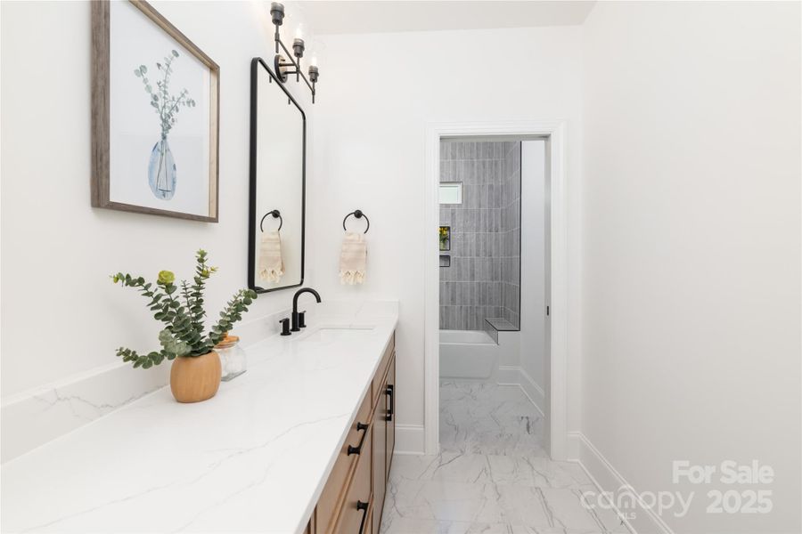 Furnished interior view inside a new home in , Charlotte (Image 4).