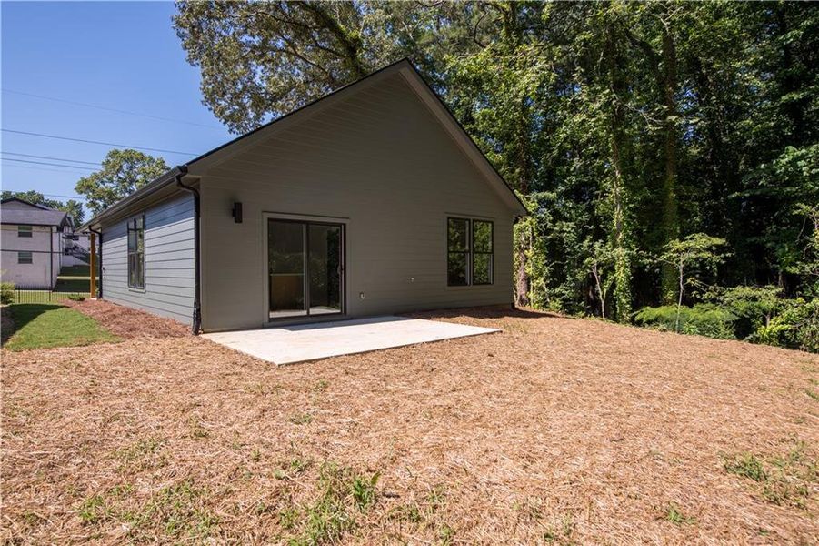Front exterior of a new home in , Atlanta, GA, highlighting curb appeal (Image 21).