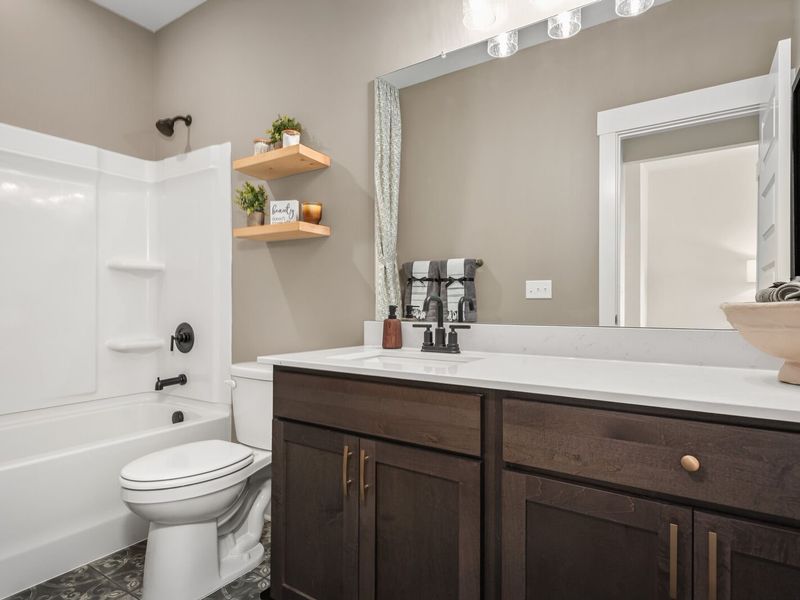 Representative furnished interior of a home built from the The Ridgeport E by Davidson Homes LLC in Benders Cove, Mount Juliet (Image 9).