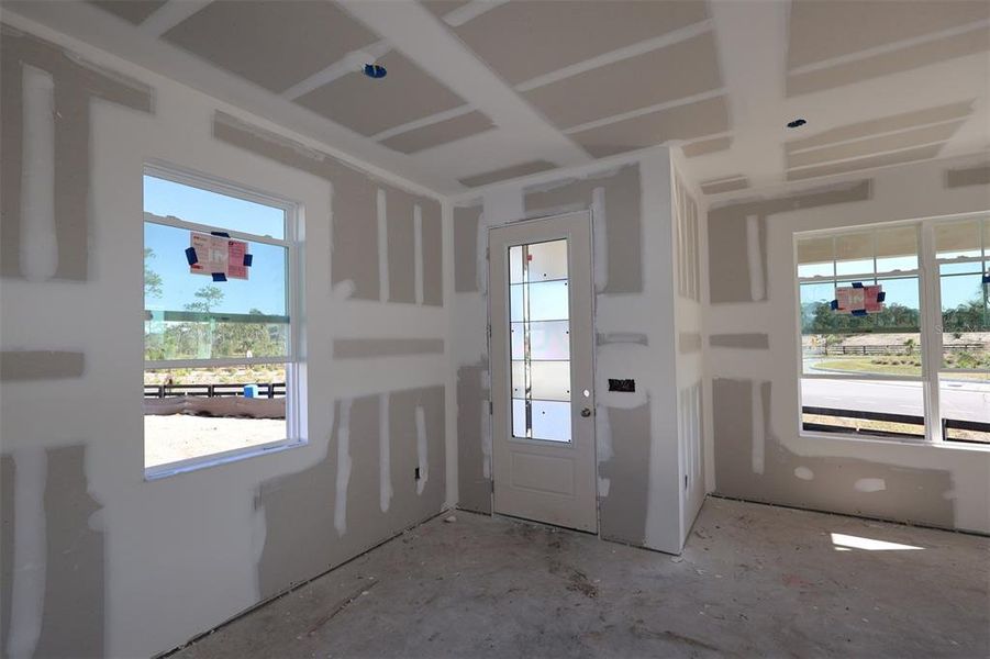 In-progress construction of a new home in Center Lake on the Park, St. Cloud, FL (Image 11).