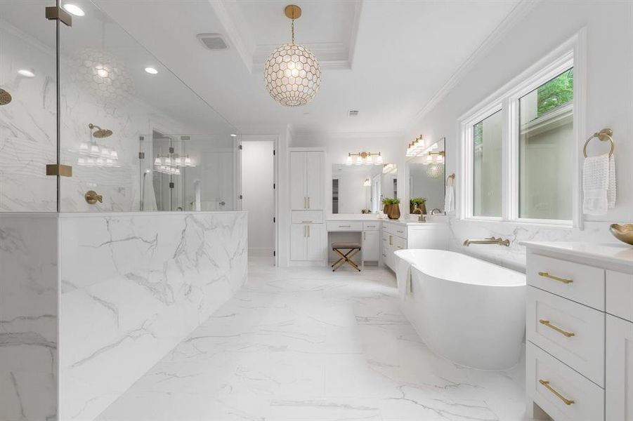 Furnished interior view inside a new home in , University Park (Image 38).