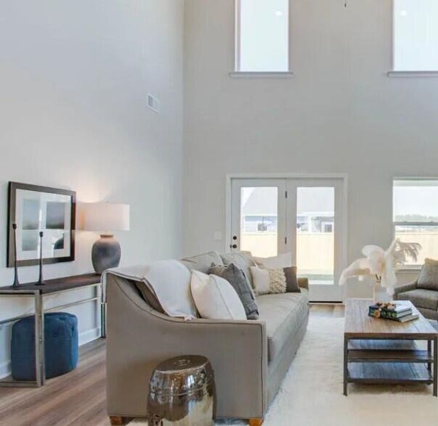 Furnished interior view inside a new home in Tea Farm: Presidents Series, Ravenel (Image 8).