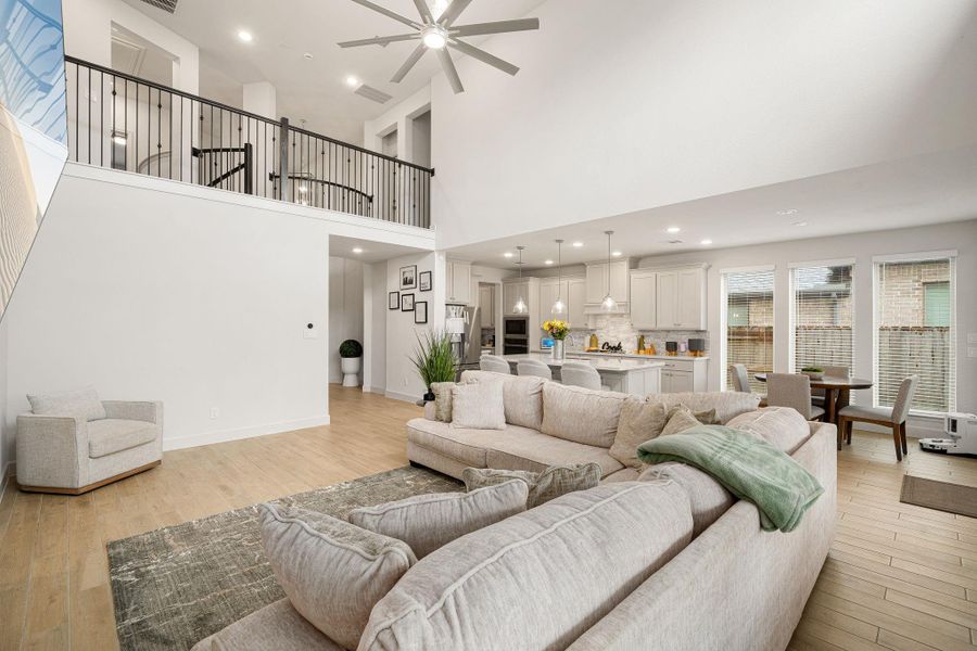 Furnished interior view inside a new home in , Manvel (Image 39).
