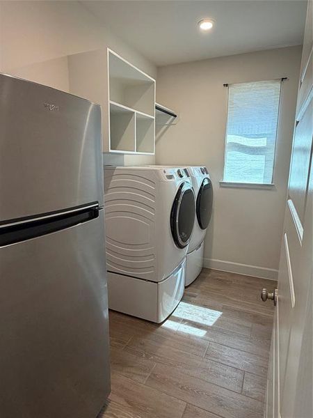 Practical Everyday Conveniences Includes Laundry Room with Space for Fridge Practical Everyday Conveniences Includes Laundry Room with Space for Fridge