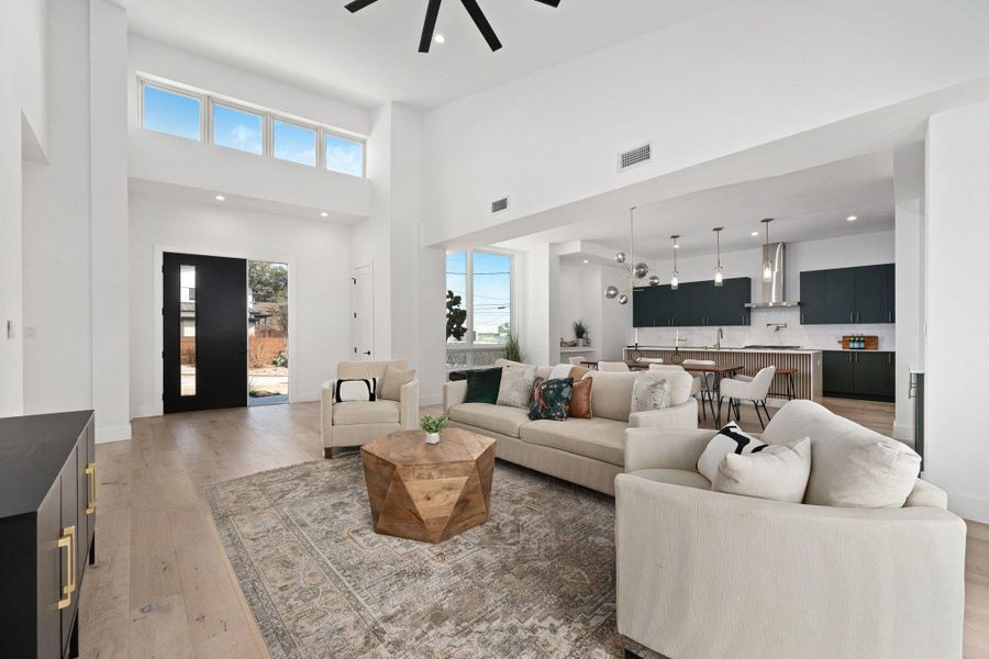 Furnished interior view inside a new home in , Austin (Image 5).