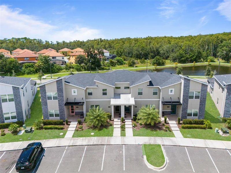 Front exterior of a new home in , Kissimmee, FL, highlighting curb appeal (Image 18). Front exterior of a new home in , Kissimmee, FL, highlighting curb appeal (Image 18).