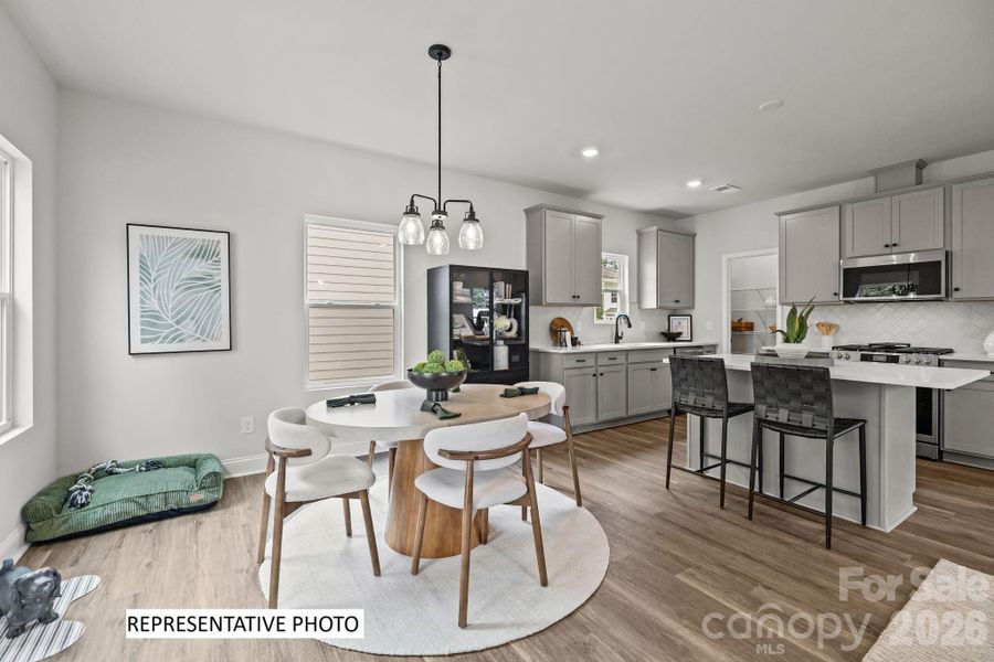 Furnished interior view inside a new home in Arbor Village, Matthews (Image 10).