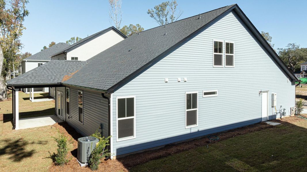 Arlington side of house