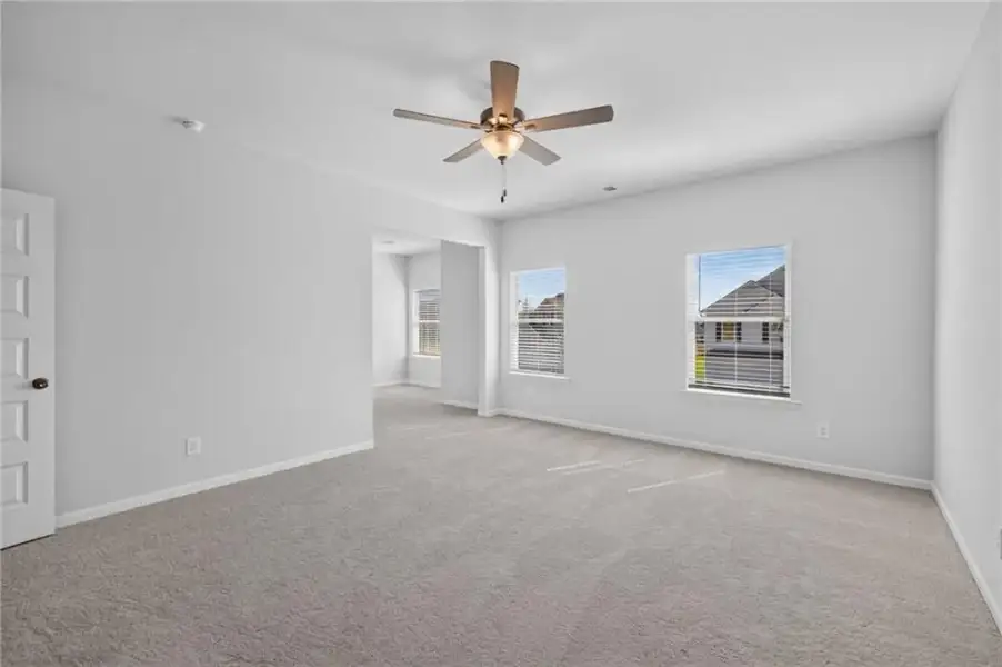 Spacious, unfurnished interior of a new home in The Stiles, Cartersville (Image 46). Spacious, unfurnished interior of a new home in The Stiles, Cartersville (Image 46).