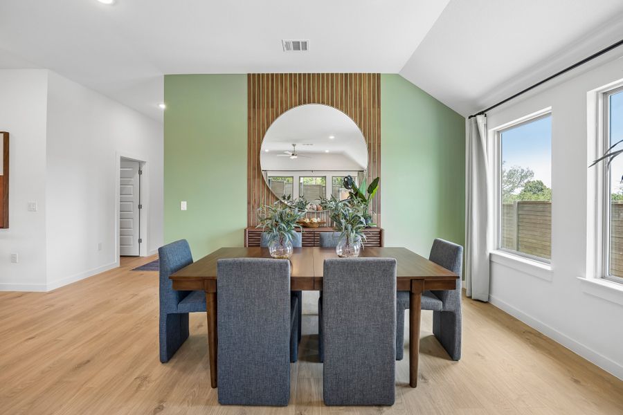 Dining Area in the Pecos home plan by Trophy Signature Homes – REPRESENTATIVE PHOTO