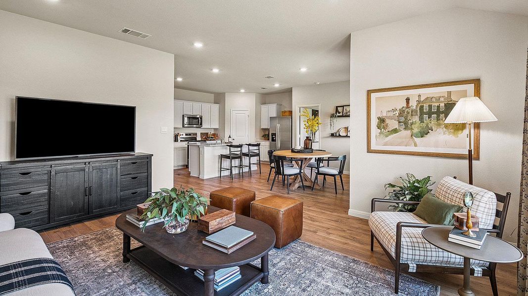 Furnished interior view inside a new home in Thunder Rock, Marble Falls (Image 8).
