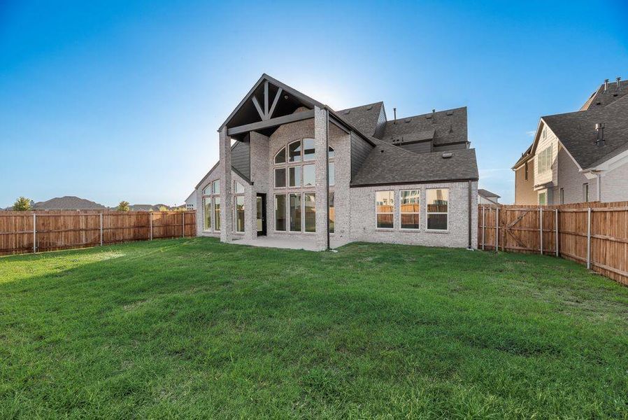 Exterior details and patio area of a home in Park Trails, Forney (Image 20). Exterior details and patio area of a home in Park Trails, Forney (Image 20).