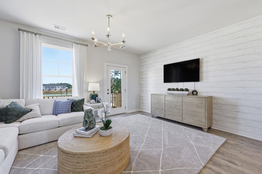 Furnished interior view inside a new home in , Summerville (Image 26).